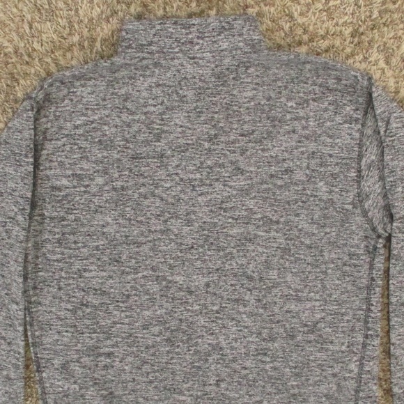 Ball State Sweatshirt Men's Large Gray Red 1/4 Zip Fleece Embroidered Pullover - Picture 4 of 7
